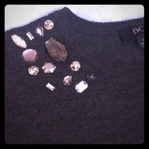 BCX gray sweater dress